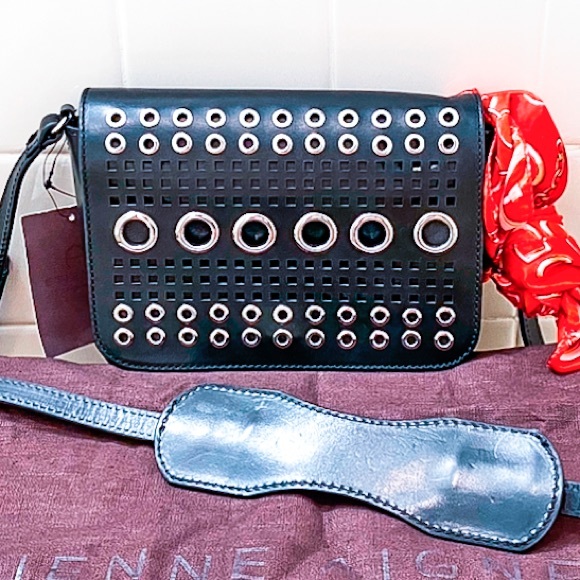 Etiene Aigner Chrissie Leather Crossbody Bag - Picture 5 of 10